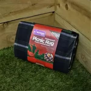 135cm x 105cm Waterproof Folding Picnic Rug Blanket with Carry Handle