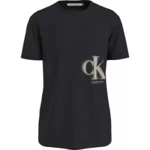 Calvin Klein Jeans CK SPRAY TEE - Black