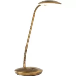 Sienna Zenith LED Desk Task Lamp Bronze Brushed, Plastic Matt