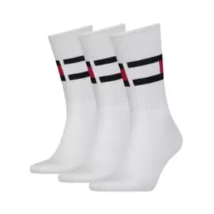 Tommy Bodywear Sock Flag 3P 00 - White