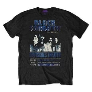 Black Sabbath - Deutsches '73 Unisex Large T-Shirt - Black