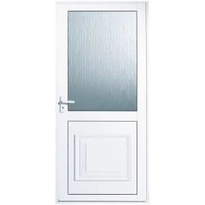 Wickes Tyne Aluminium Door Glazed 1981 x 762mm Right Hand Hung