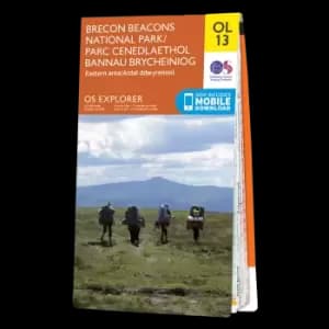 Map of Map of Brecon Beacons National Park (Eastern Area)