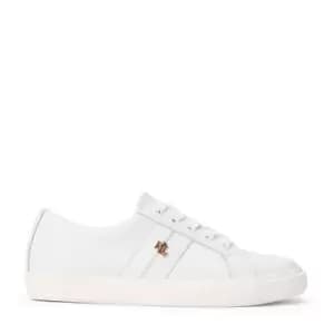 Lauren by Ralph Lauren Janson Leather Trainers - White