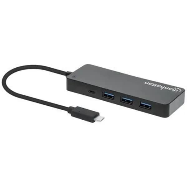Manhattan 168410 USB 3.0 hub Black