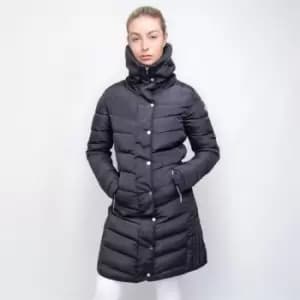 Coldstream Ladies Kimmerston Long Quilted Coat - Grey