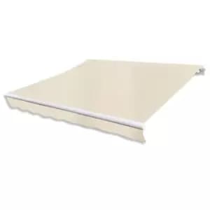 Vidaxl Folding Awning Manual Operated 300cm Cream