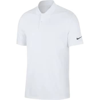 Nike Dri-FIT Victory Mens Golf Polo Shirt - White/Black