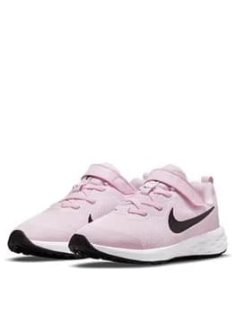 Nike Revolution 6 Childrens Trainer - Pink/Black, Size 1