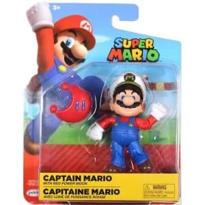 Captain Mario Red Power Moon (World Of Nintendo) Action Figure