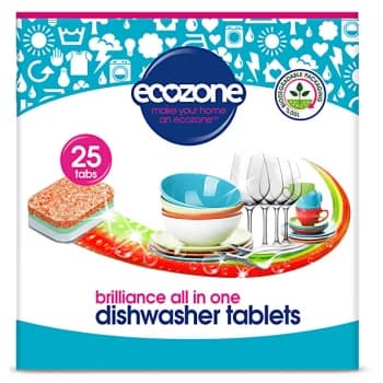 Ecozone Brilliance All In One Dishwasher Tablets - 25