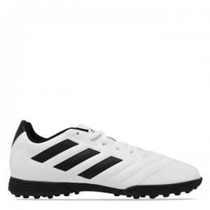 adidas Goletto Childrens Astro Turf Trainers - White/Solar Red