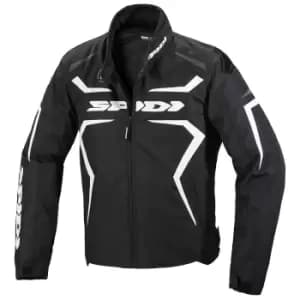 Spidi Sportmaster H2Out Black White Motorcycle Jacket 3XL