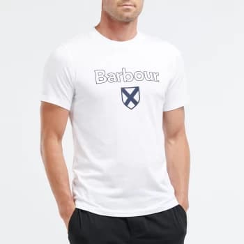 Barbour Mens Cameron T-Shirt - White - M