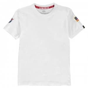 Alpha Industries Badge Tee - White 09