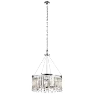 Kichler Piper Pendant Ceiling Light Polished Chrome