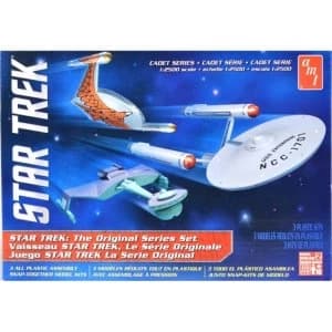 Star Trek Cadet Series TOS Era Ship Model Kit Set