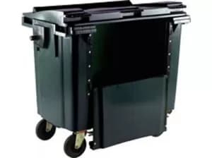 Slingsby Grey 770 Litre Wheeled Bin With Drop Down Front 377972