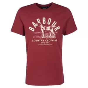 Barbour Country Clothing T-Shirt - Red