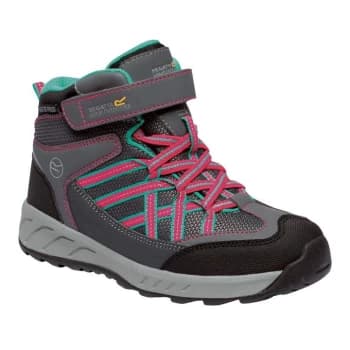 Regatta Samaris Junior Velcro Mid Walking Boots - Grey