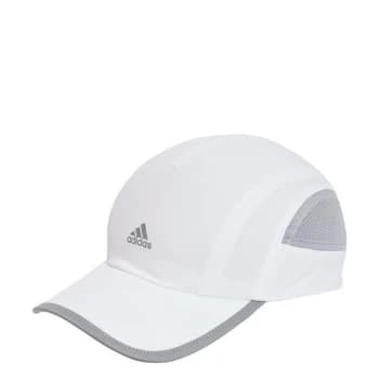 adidas Four-Panel Running Cap Unisex - White / Halo Silver