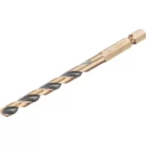 DEWALT Black and Gold Hex Impact HSS Drill Bit 6mm Pack of 1