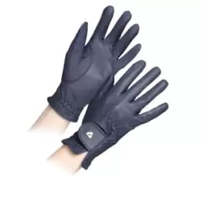 Aubrion Ladies Leather Riding Gloves - Brown