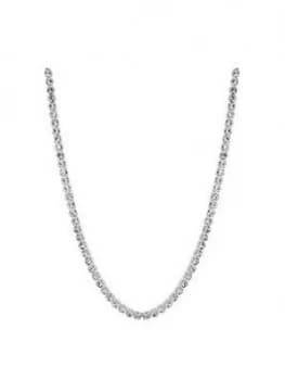 Mood Silver Plated Crystal Choker Necklace