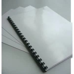 Fellowes FSC Delta Leather Board Cover A4 White Pack of