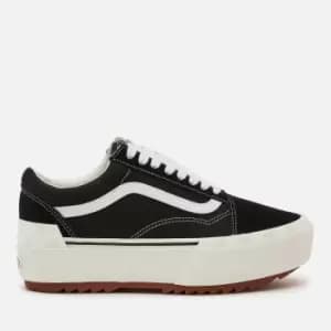 Vans Womens Old Skool Stacked Trainers - Black - UK 7