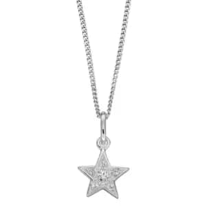 Sterling Silver Star Pendant Necklace