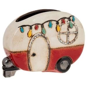 Village Pottery Festival Caravan Pot Red