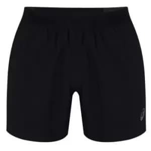 Asics Mens 5Inch Road Running Short - Black