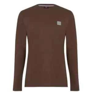 Boss Tacks Long Sleeve T Shirt - Brown