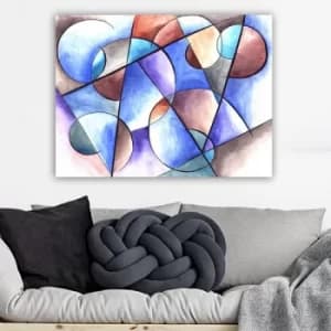 358059629_70100 Multicolor Decorative Canvas Painting