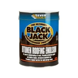 Everbuild Black Jack 906 Bitumen Roofing Emulsion 5 litre