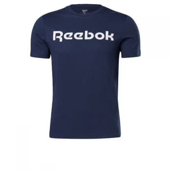 Reebok Graphic Series Linear Logo Tee Mens - Vector Navy / White