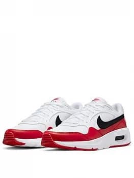 Nike Air Max SC Junior Trainer - White/Red, White/Black, Size 4