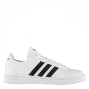 adidas Grand Court Base Mens Trainers - White/Black
