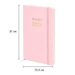 Pukka Pad Carpe Diem 2024 Diary Softcover 130x210mm Pink 9807-CD