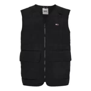 Tommy Jeans Lightweight Quilted Vest - Black
