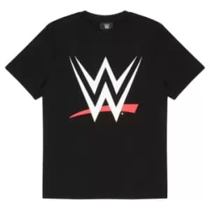 WWE Womens/Ladies Logo Boyfriend T-Shirt (3XL) (Black)