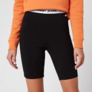 Tommy Jeans Womens Legging Shorts - Black - S