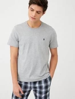 Polo Ralph Lauren Logo Lounge T-Shirt - Grey Melange, Size 2XL, Men