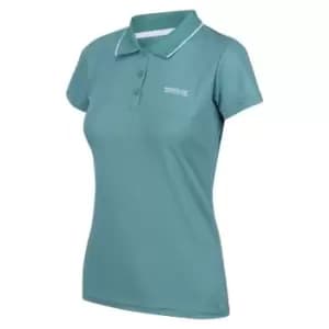 Regatta Womens Maverick V Polo T-Shirt - Bristol Blue