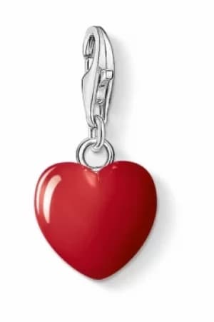 Ladies Thomas Sabo Sterling Silver Charm Club Small Heart Charm 0125-007-10