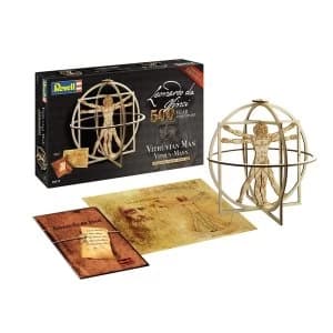 Vitruv Man Leonardo da Vinci 500th Anniversary Wooden Revell Model Kit