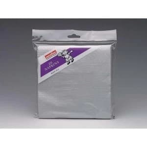 Caroline Napkins Silver 20x33cm, 20 Pack