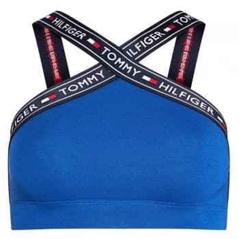 Tommy Bodywear Tommy Logo Strap Cross Bra - True Bue 425