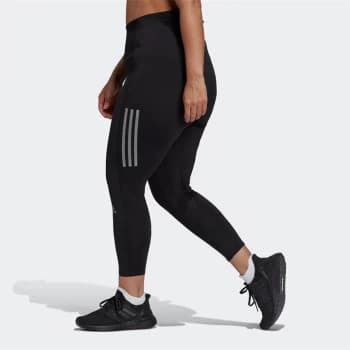 adidas Own The Run 7/8 Running Leggings (Plus Size) Women - Black
